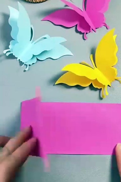 How to make a butterfly with paper