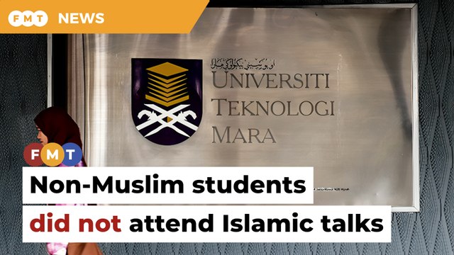 UiTM denies forcing non-Muslim students to attend Islamic talks at camp