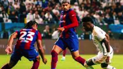 REAL MADRID 2 vs 5 FC BARCELONA | SPANISH SUPER CUP FINAL | EL CLÁSICO 🔵🔴