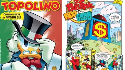 Topolino parla in milanese: in edicola in occasione della «Giornata nazionale del dialetto e delle lingue locali»