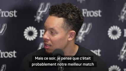 San Antonio Spurs - Johnson : “Probablement notre meilleur match en tant que collectif”