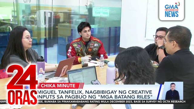 Miguel Tanfelix, nagbibigay ng creative inputs sa pagbuo ng Mga Batang Riles | 24 Oras