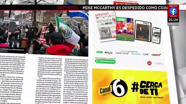 Migrantes en Chicago paralizan labores en protesta por políticas migratorias de Trump