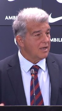 La broma de Laporta sobre la butifarra que hizo reír a la rueda de prensa