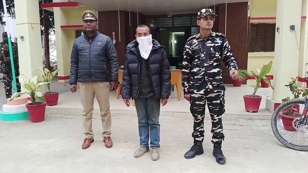 भारत नेपाल के अंतरराष्ट्रीय सीमा पर चीनी नागरिक गिरफ्तार ,14 विदेशी अधिनियम के तहत हुई कार्यवाही