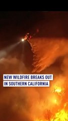 New wildfire breaks out in southern California