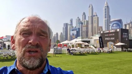 Martin Dempster on Hero Dubai Desert Classic build up