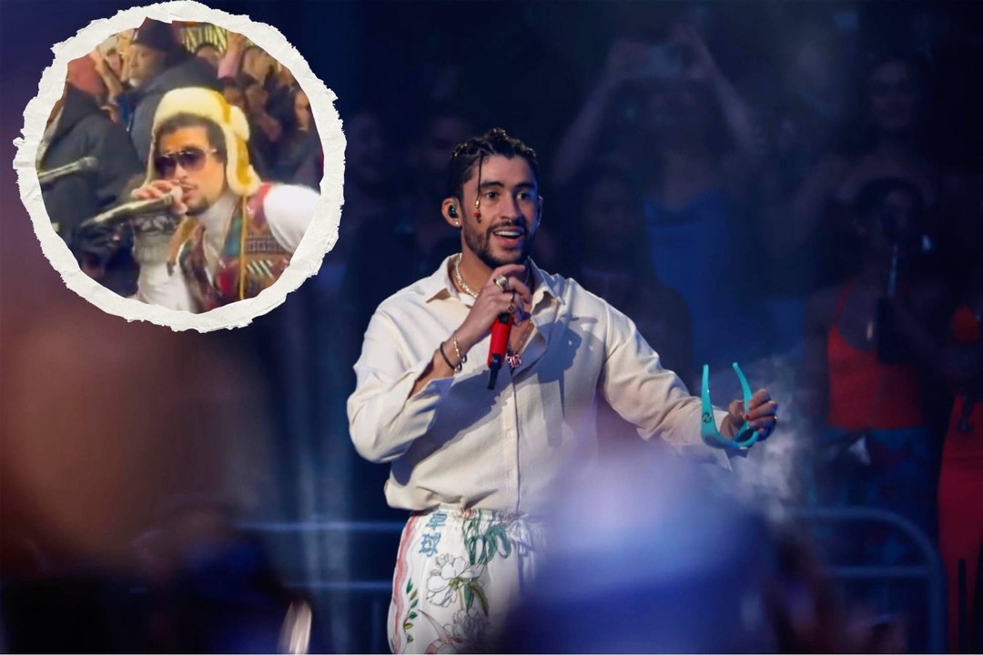 Bad Bunny sings in the New York Subway with Jim...