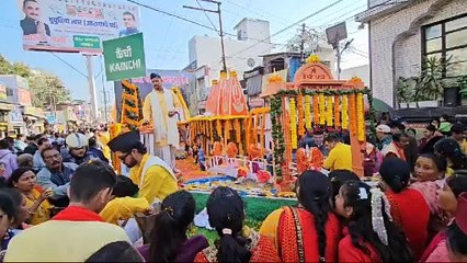 उत्तरायण के मौके पर हल्द्वानी में निकल गई विशाल शोभायात्र, लोक कला और लोक संस्कृति की झांकियां बनी आकर्षण की केंद्र