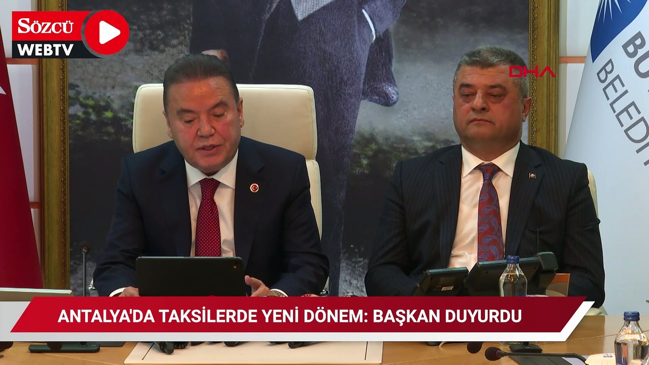 Antalya'da taksilerde yeni dönem: Panik butonlu araç takip ve kamera sistemi kurulacak