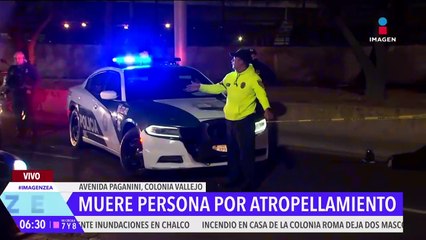 Hombre muere por atropellamiento en avenida Paganini, CDMX