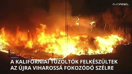 Újabb tűzgóc keletkezett Ventura megyében, miközben Kaliforniára újabb viharos szél csaphat le