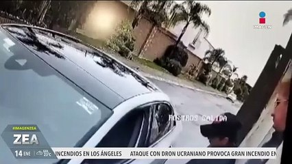 VIDEO: Hombres agreden a elementos de seguridad privada en Puebla
