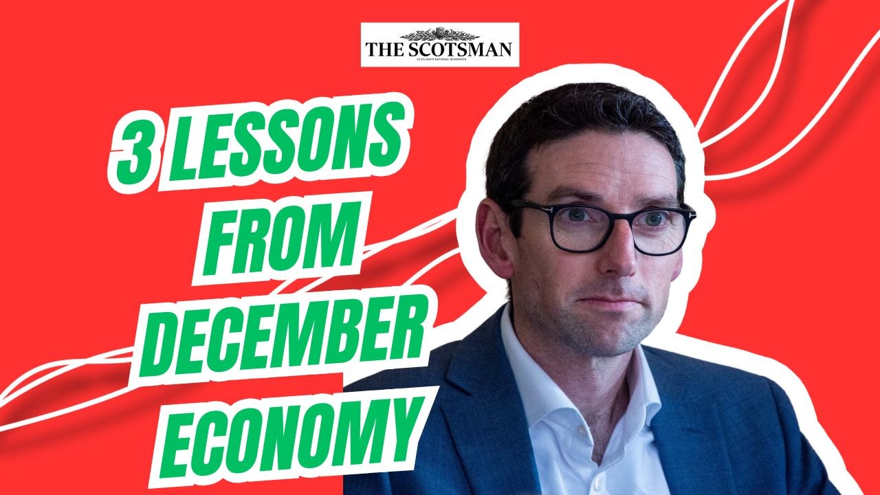 Three lessons from Scotland's December economy