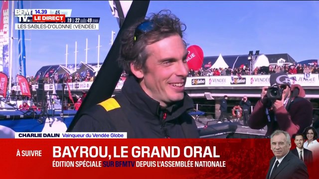 Vendée Globe: Je suis l'homme le plus heureux du monde aujourd'hui , déclare Charlie Dalin, vainqueur de la course en 64 jours