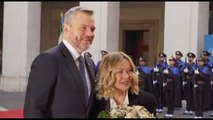 Ue, Meloni riceve presidente della Slovacchia Pellegrini