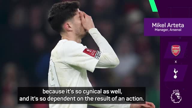 Arteta condemns online abuse towards Havertz