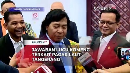 Jawaban Anggota DPD RI Komeng Terkait Pagar Laut Tangerang: Itu Harusnya Ada Kerja Sama