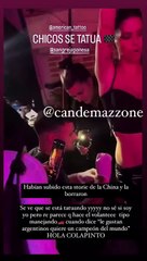 El tatuaje de La China Suárez por Franco Colapinto