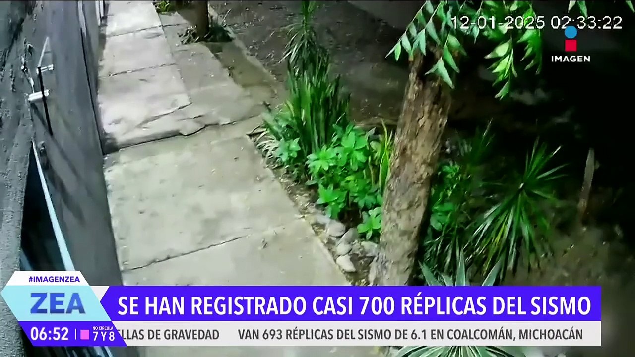 Se han registrado casi 700 réplicas del sismo de magnitud 6.1 con epicentro en Coalcomán