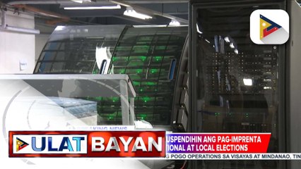 Comelec, pansamantalang sususpendihin ang pag-imprenta ng balota para sa 2025 national at local elections