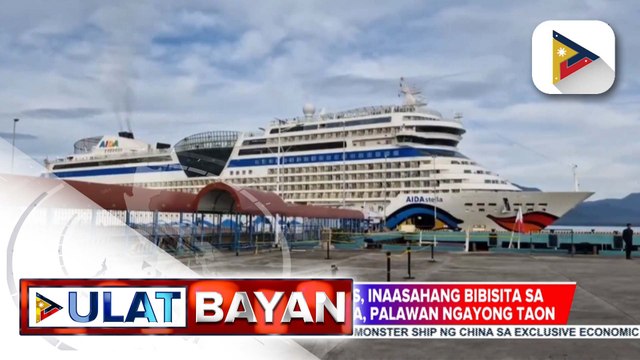 Aabot sa 19 na cruise ships, inaasahang bibisita sa Lungsod ng Puerto Princesa, Palawan ngayong taon