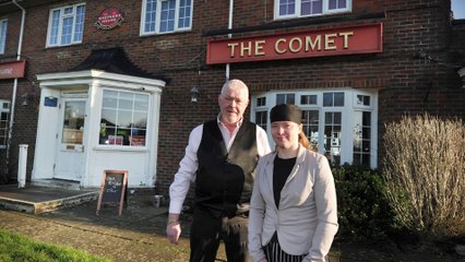 The Comet pub in Harley Shute Rd, St Leonards, is under new management