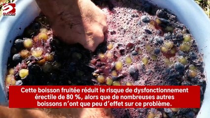Le jus de raisin rouge pourrait servir d'alternative au Viagra