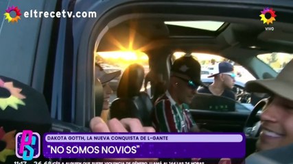 La hermana de L-Gante irrumpió en un móvil para opinar sobre Wanda Nara