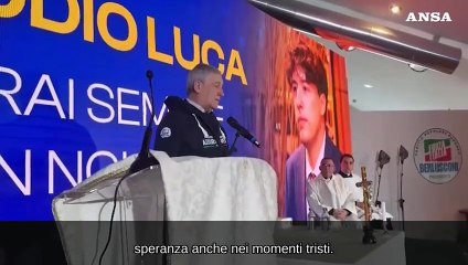 Messa per Luca Palmegiani, Tajani: "Una sala nella sede nazionale a suo nome"
