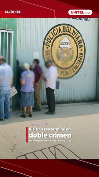 Doble crimen en Palmasola. La visita de una mujer a un recluso terminó con la vida de ambos.
