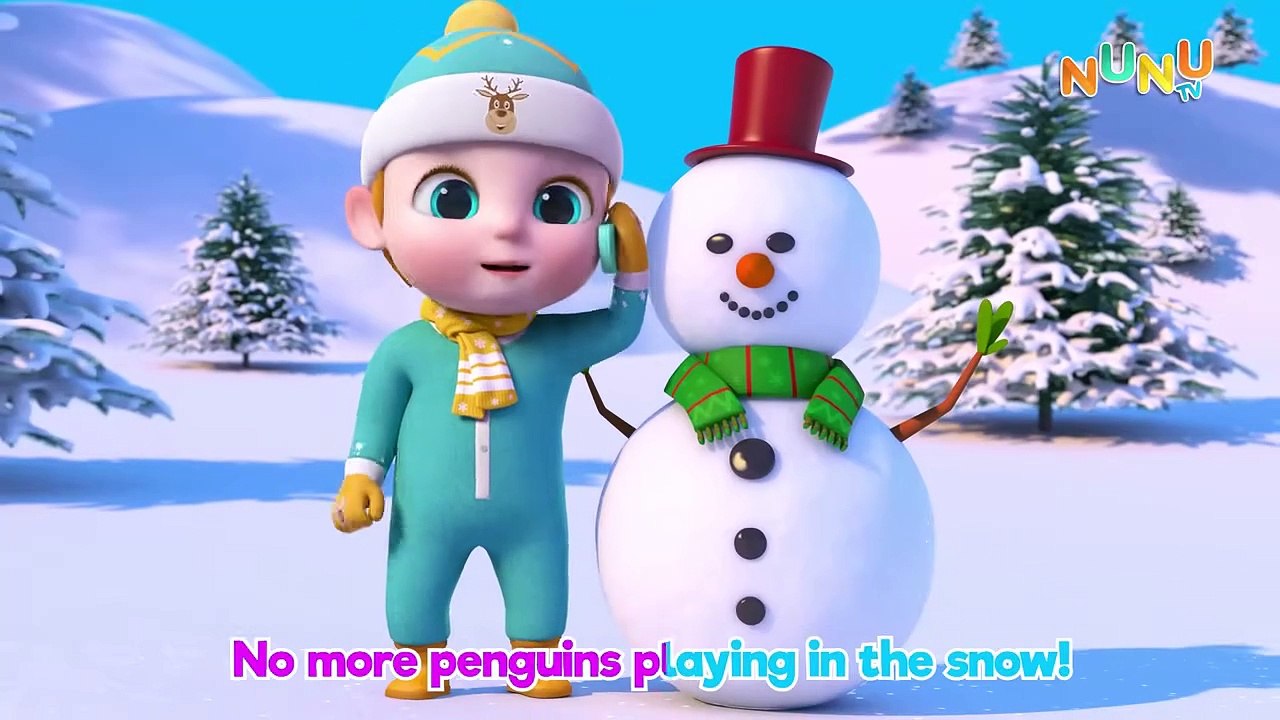 Five Little Penguins ｜ Nursery Rhymes & Kids songs ｜ NuNu Tv