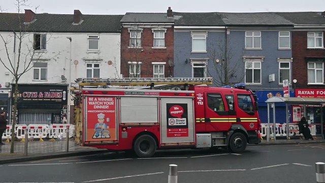 Firefighters called to a fire in the same building as Saturdays fire, in West Bromwich.