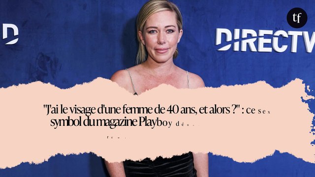 J'ai le visage d'une femme de 40 ans, et alors ? : ce sex symbol du magazine Playboy dénonce en selfies les remarques sur son corps