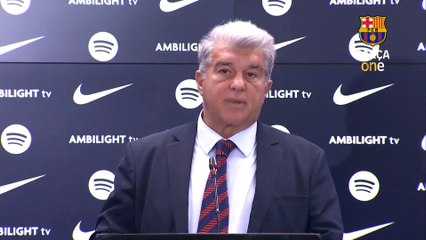 Laporta: "Hemos conseguido una cosa muy difícil contra todos y contra todo"