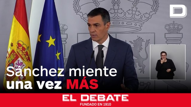 Sánchez mintió cuando dijo que ya había pedido a Bruselas el Fondo de Solidaridad por la dana