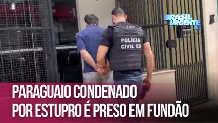 Paraguaio condenado por estupro é preso em Fundão