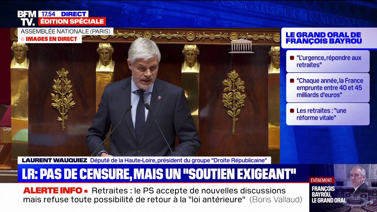 Laurent Wauquiez (LR): "Il n'y a pas en France de surpopulation carcérale, il y a une sous-capacité carcérale"