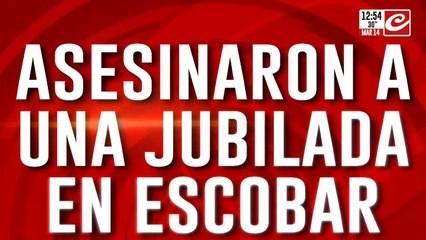 Ola de inseguridad en Escobar: asaltaron y asesinaron a una jubilada