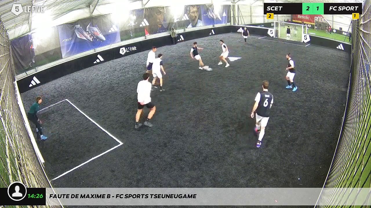 Faute de Maxime B - Fc Sports Tseuneugame