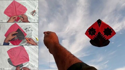 Easy Small Kite Making & kite Flying Tutorial