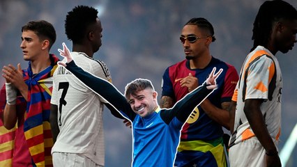 Maffeo se burla del 5-2 del Barcelona al Real Madrid con un gesto en un entrenamiento del Mallorca