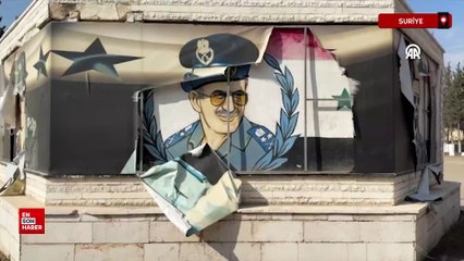 Suriye'de devrik rejimin Kasyun Dağı'ndaki kışlası görüntülendi