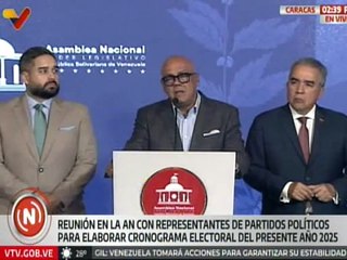 Pdte. AN Jorge Rodríguez detalló que se elegirán cerca de 5 mil cargos de elección popular