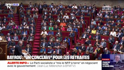 La réforme des retraites au cœur de la déclaration de politique générale de François Bayrou