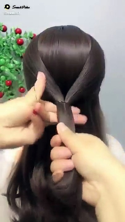 Beautiful and simple hair style