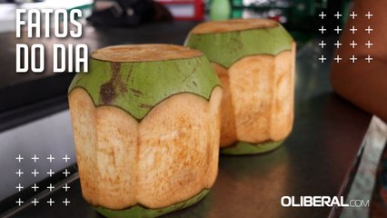 Período chuvoso prejudica vendedores de coco em Belém