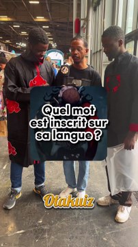 Quel mot est inscrit sur sa langue ? #demonslayer #anime #manga #otaku #weeb #animequiz #japanexpo