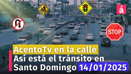Así está el tránsito en Santo Domingo a ésta hora: Av. Sarasota