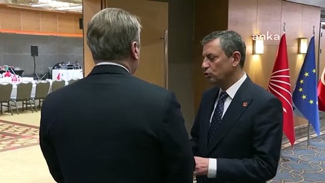 CHP Genel Başkanı Özgür Özel, AB ülkelerinin büyükelçileri ile bir araya geldi